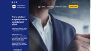 Microsite pro nebankovní poskytovatele postavený na WordPressu